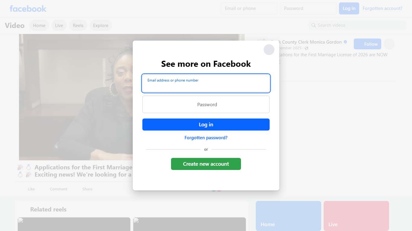 🎉💍 Applications for the First Marriage License of 2026 are NOW OPEN! 💍🎉 Exciting news! We’re looking for a lucky couple to receive the very first marriage license of 2026 and be honored in our annual First Marriage Ceremony! This is your chance to start the new year with an extra memorable celebration at the Cook County Clerk's Office. Here's what you need to know: • Apply Online Now: Visit CookCountyClerk.com/FirstMarriage to fill out your application. • Application Deadline: Applications are a